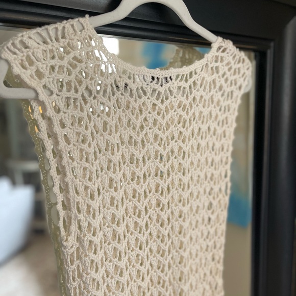 Vintage Effeci Hand Knit Cover Up Size Small - Picture 6 of 6